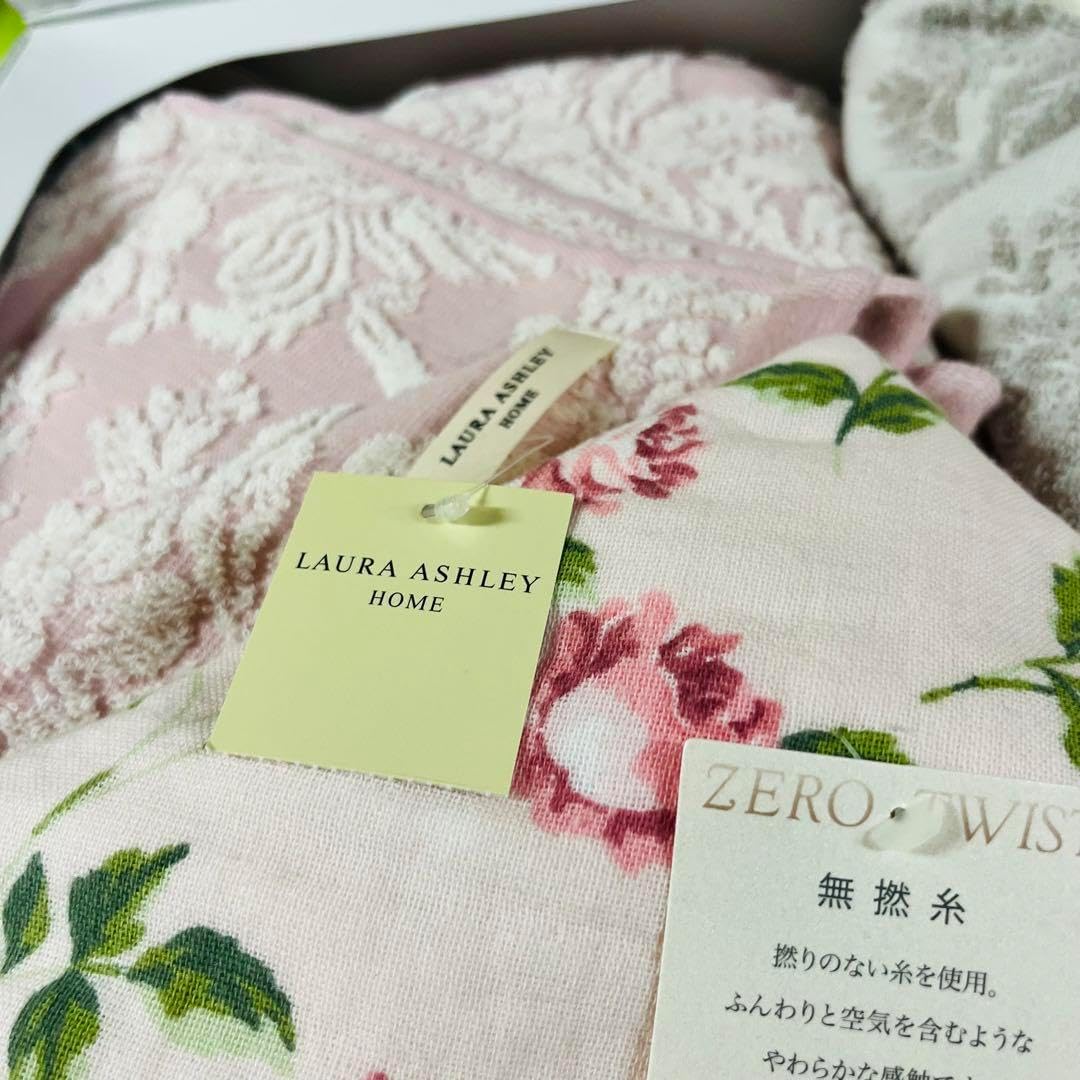 ローラアシュレイ Laura Ashley タオルケット2枚セット ローラ ローラアシュレイ Laura Ashley タオルケット2枚セット ローラ